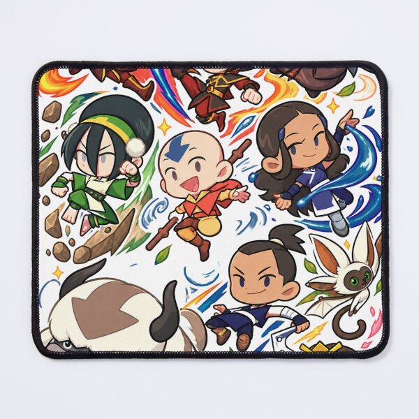 Artikelvorschau, Avatar Luftbändiger Niedliche Elementarhelden Chibi-Sticker-Design entworfen und verkauft von OSAMA MO.