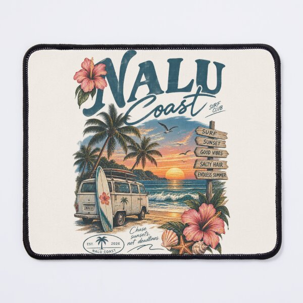 Item preview, Nalu Coast Surf Van | Tropical Sunset Beach Adventure   designed and sold by Nalu Coast.
