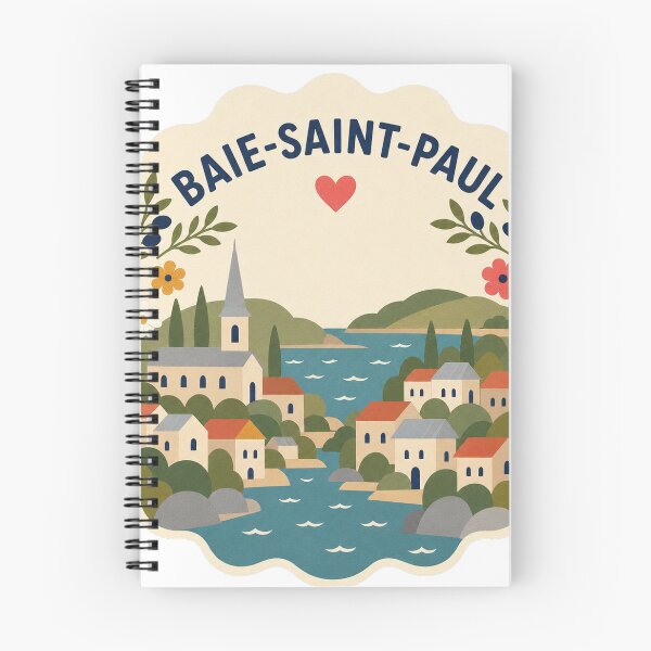 Item preview, Baie-Saint-Paul Canada Travel Souvenir Modern Folk Art designed and sold by VisualArtsOasis.