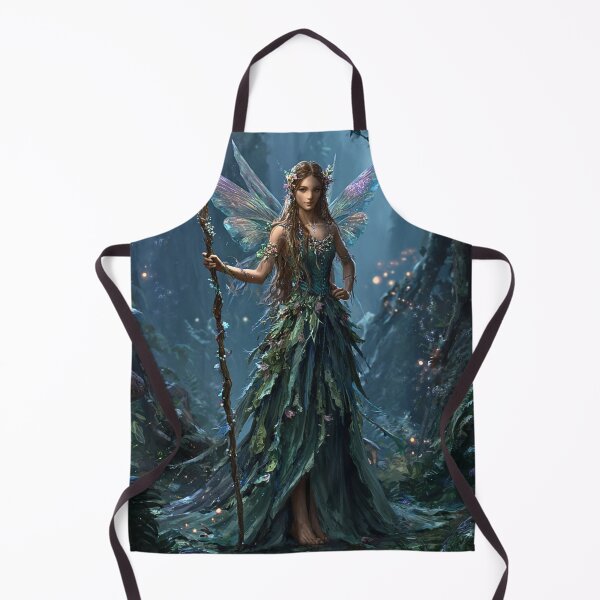 Item preview, Enchanted Forest Fairy With Magic Staff designed and sold by Storybook Botanica.