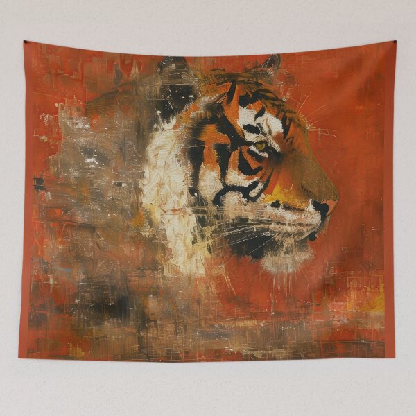 Item preview, Abstract Expressionist Tiger in Profile designed and sold by caracatita75.