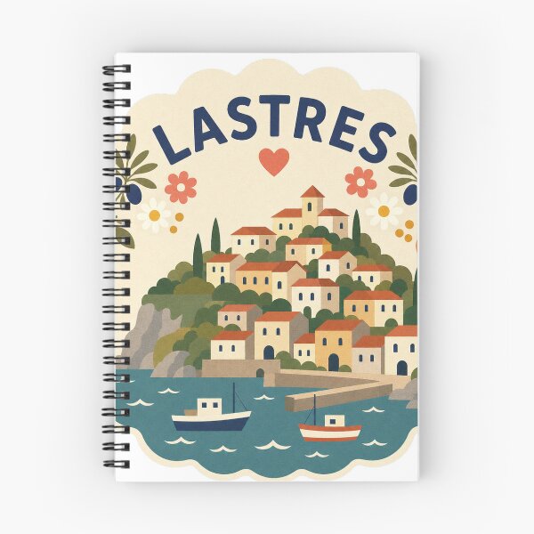 Item preview, Lastres Spain Travel Souvenir Modern Folk Art designed and sold by VisualArtsOasis.