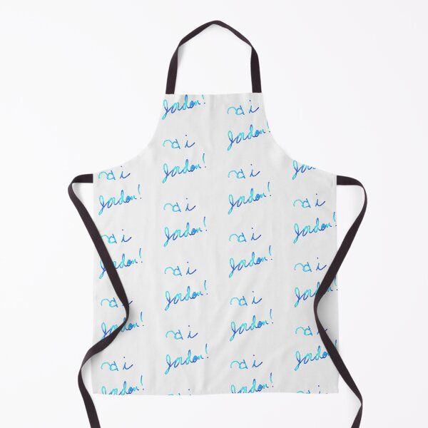 Item preview, Hi Jordon Blue Gradient Cursive Typography designed and sold by KaleChub.