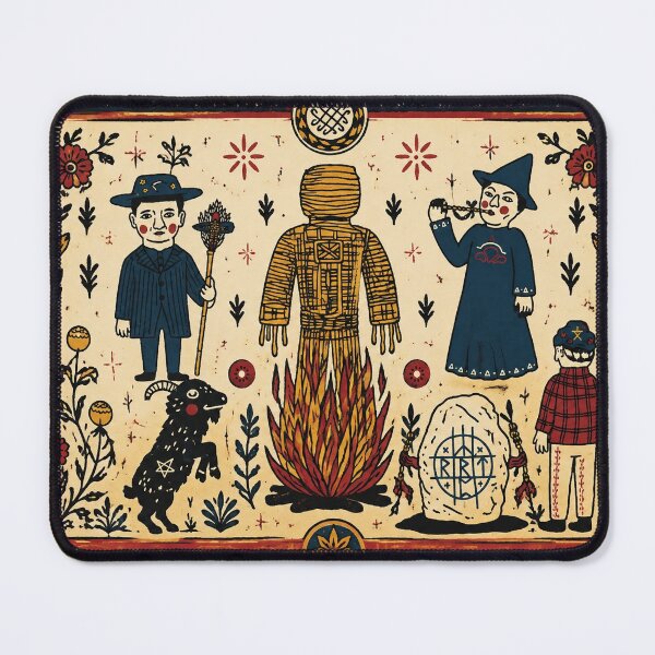 Item preview, Folk Ritual Fire Circle designed and sold by NiloStudio.