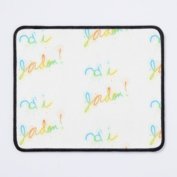 Item preview, Hi Jordon Rainbow Watercolor Cursive Typography designed and sold by KaleChub.