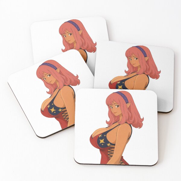 Item preview, Pink Haired Elf Pin-Up – Classic Cartoon Fantasy designed and sold by  Hollow Moon Studios..