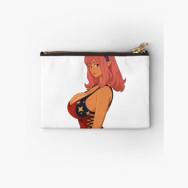 Item preview, Pink Haired Elf Pin-Up – Classic Cartoon Fantasy designed and sold by  Hollow Moon Studios..