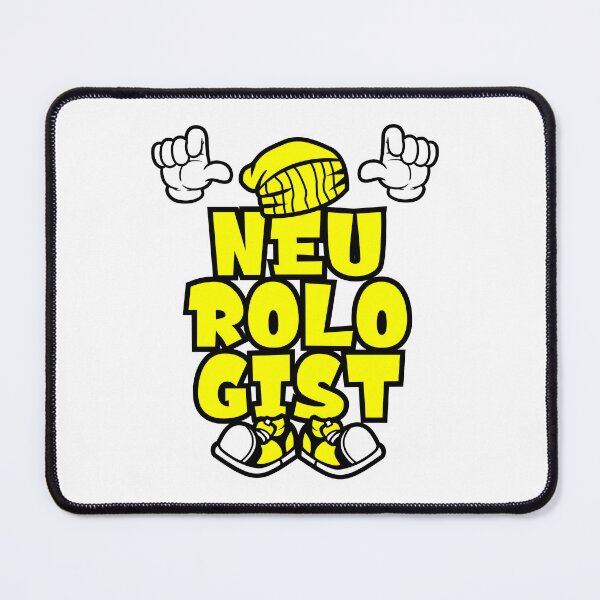 Item preview, NEUROLOGIST - WORK Cartoon Character Bold Retro designed and sold by NFTWords.