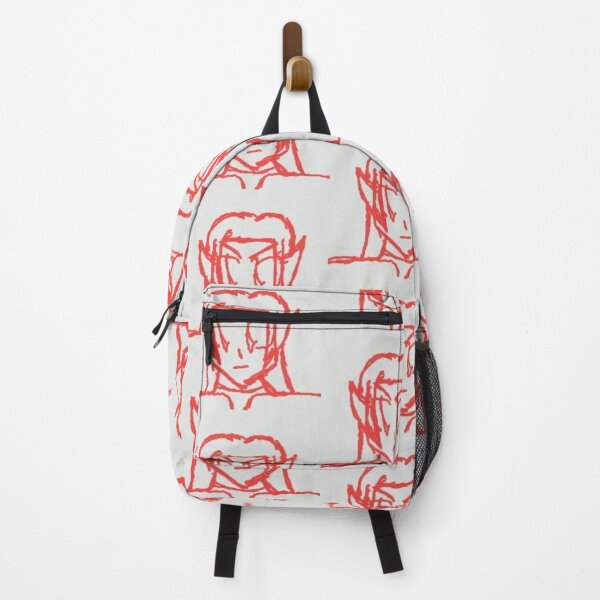 Item preview, Rough Red Line Sketch Elf Portrait designed and sold by KaleChub.