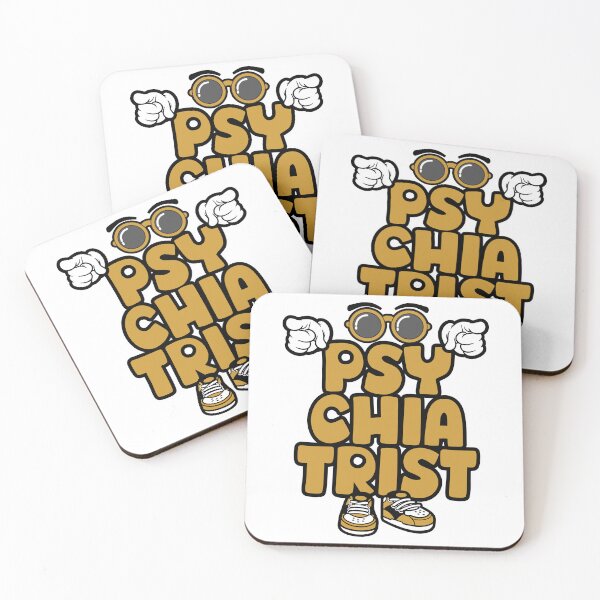 Item preview, PSYCHIATRIST - PROFESSIONS typography Character Bold Funny designed and sold by NFTWords.