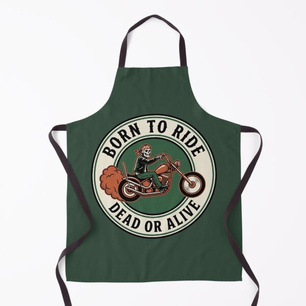 Item preview, Skeleton Biker Skull Badge - Vintage Chopper Motorcycle Emblem designed and sold by RadekArt.
