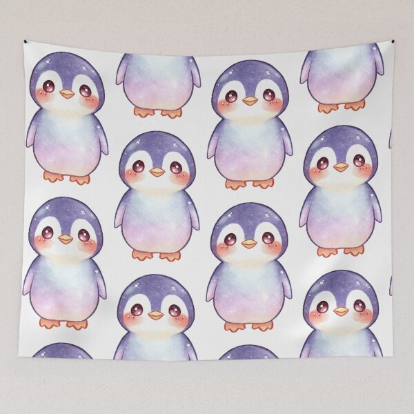 Item preview, Cute Blue Kawaii Baby Penguin designed and sold by Car23314.