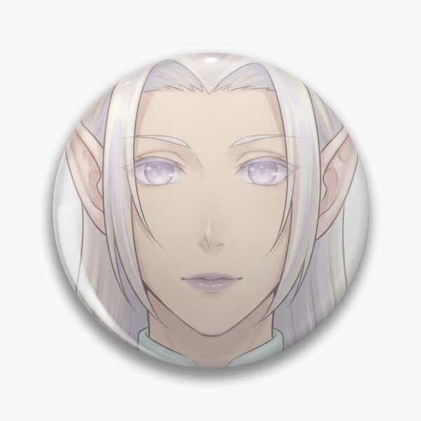 Item preview, Serene White Haired Elf Prince Portrait designed and sold by KaleChub.