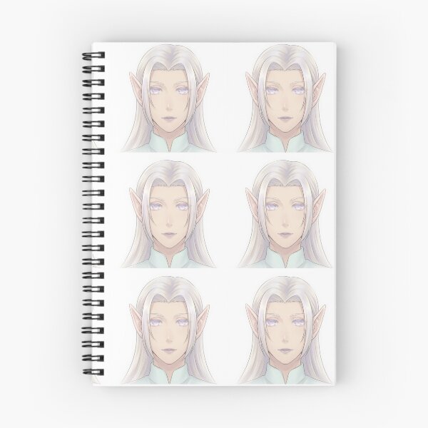 Item preview, Serene White Haired Elf Prince Portrait designed and sold by KaleChub.