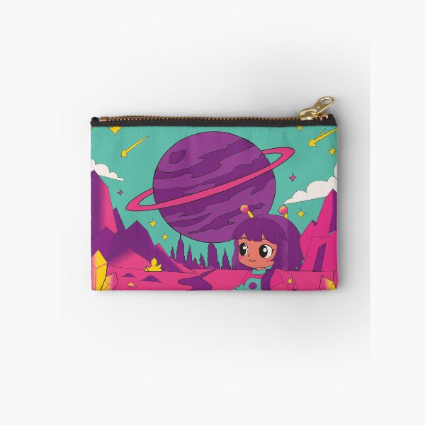 Item preview, Purple Planet | Retro Sci-Fi Chibi Movie Poster designed and sold by NovaArte19.