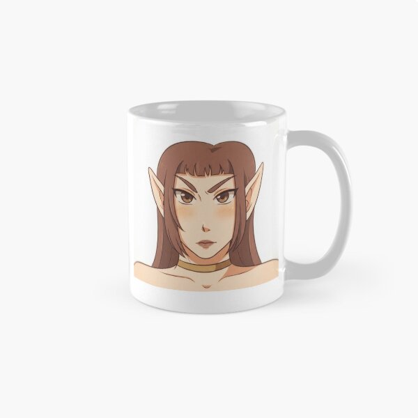 Item preview, Brown Hair Anime Elf Portrait Illustration designed and sold by KaleChub.