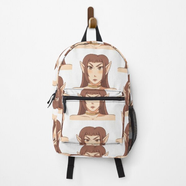 Item preview, Brown Hair Anime Elf Portrait Illustration designed and sold by KaleChub.