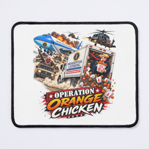 Item preview, Operation Orange Chicken – Trump Escape Mission designed and sold by SoulThread Studio.