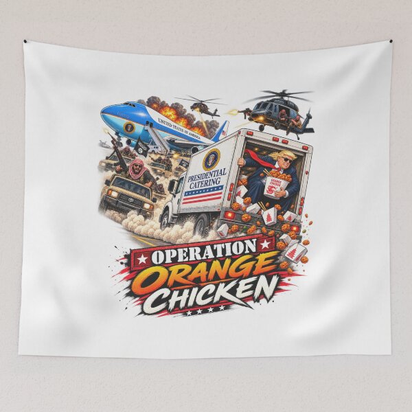 Item preview, Operation Orange Chicken – Trump Escape Mission designed and sold by SoulThread Studio.