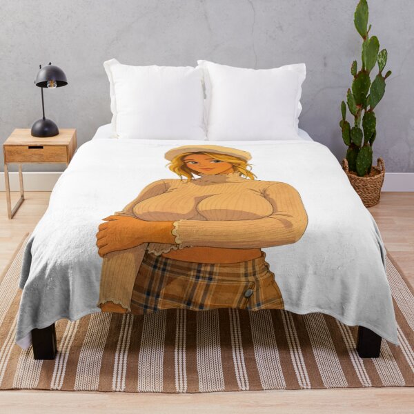 Item preview, Cozy Blonde Sweater Girl – Retro Cartoon Pin-Up designed and sold by Hollow Moon Studios..