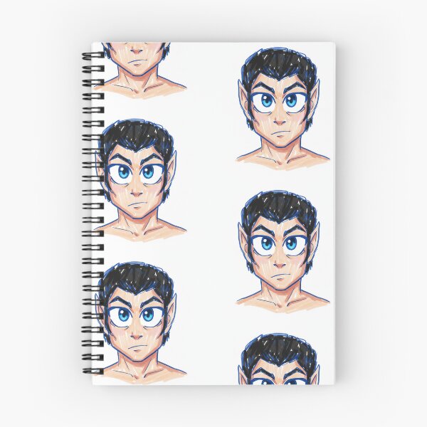 Item preview, Hand Drawn Sketch of Blue Eyed Elf designed and sold by KaleChub.
