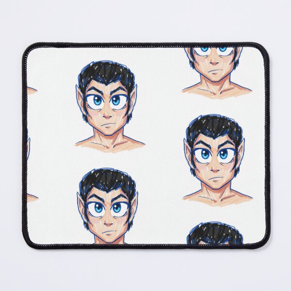 Item preview, Hand Drawn Sketch of Blue Eyed Elf designed and sold by KaleChub.
