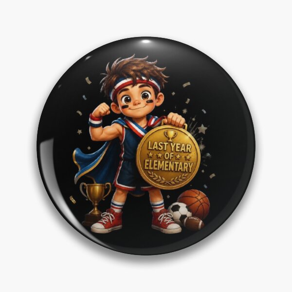 Item preview,  First Day of My Last Year in Elementary,Little Champion Last Year Of Elementary School Sports All Star designed and sold by Crystal-Tree.