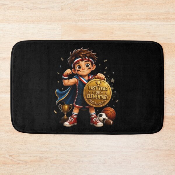 Item preview,  First Day of My Last Year in Elementary,Little Champion Last Year Of Elementary School Sports All Star designed and sold by Crystal-Tree.