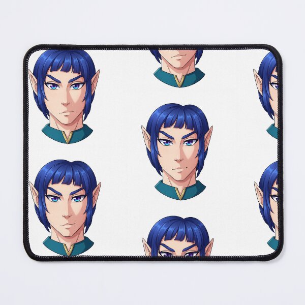 Item preview, Digital Illustration of Blue Haired Elf Character designed and sold by KaleChub.