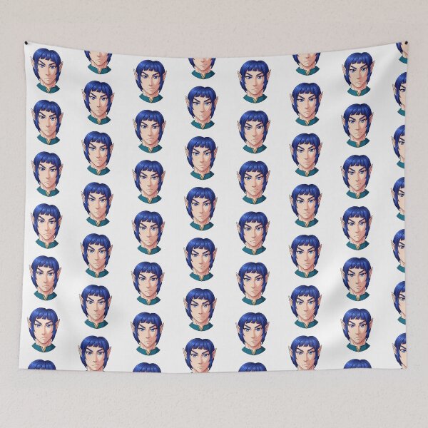 Item preview, Digital Illustration of Blue Haired Elf Character designed and sold by KaleChub.