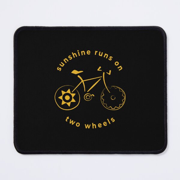 Item preview, Sunshine Runs On Two Wheels Yellow Bicycle Design | Summer Cycling Shirt & Gift designed and sold by unique art and design.