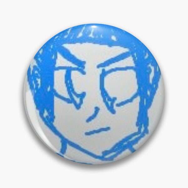 Item preview, Blue Anime Character Portrait Sketch designed and sold by KaleChub.