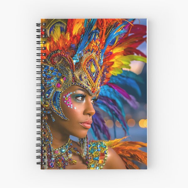 Item preview, Vibrant Carnival Performer Against Scenic Background designed and sold by Artessie.