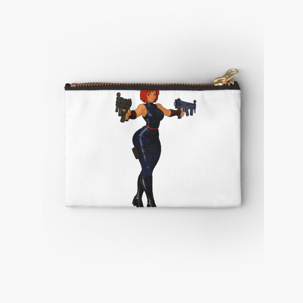 Item preview, Redhead Gunner Pin-Up – Classic Cartoon Warrior designed and sold by  Hollow Moon Studios..