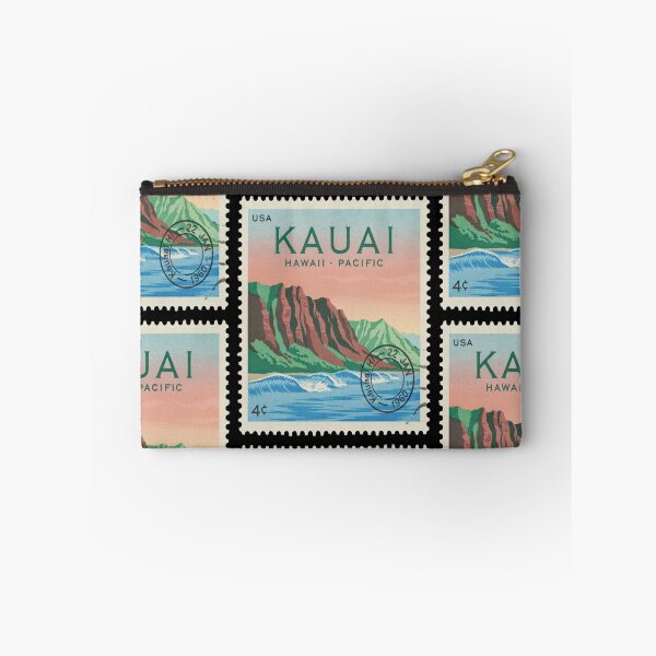 Item preview, Kauai Hawaii Na Pali Coast Emerald Ridge Stamp Sticker designed and sold by stickercuffs.
