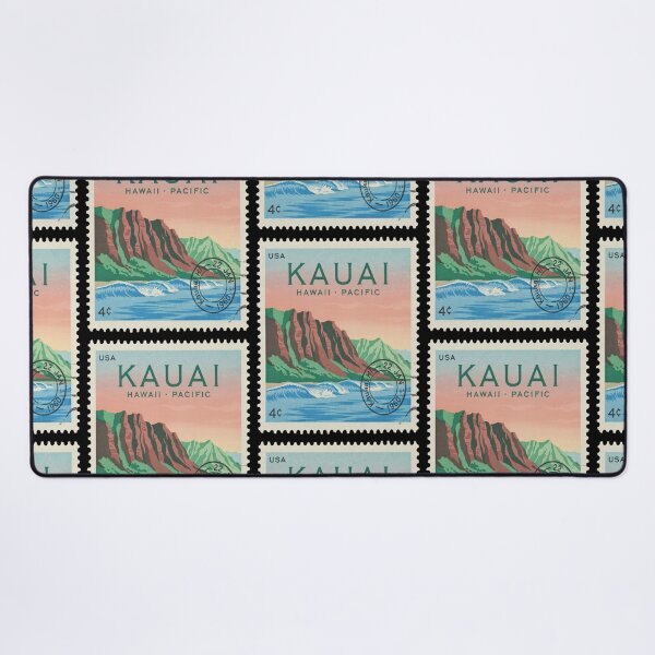 Item preview, Kauai Hawaii Na Pali Coast Emerald Ridge Stamp Sticker designed and sold by stickercuffs.
