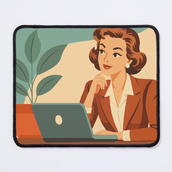 Item preview, A professional woman working on a laptop designed and sold by Zhanna Lenivaya.