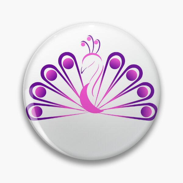 Item preview, Softened Pink and Purple Peacock designed and sold by Risa-C.