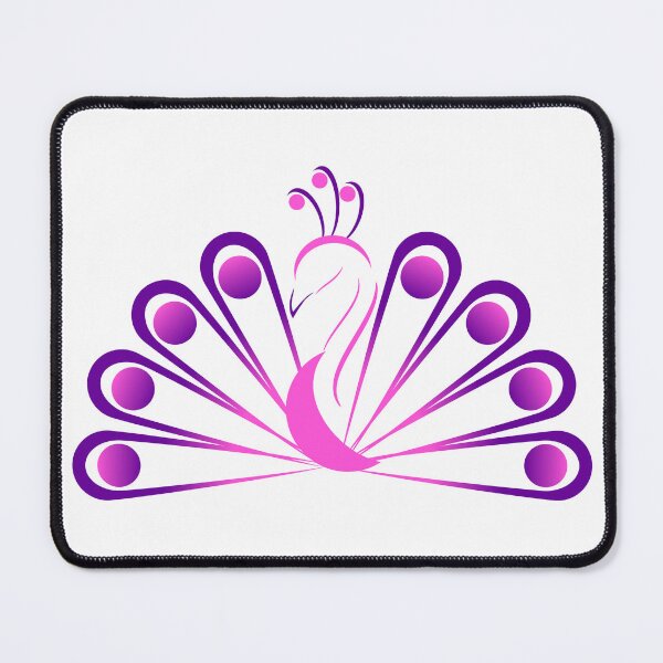 Item preview, Softened Pink and Purple Peacock designed and sold by Risa-C.