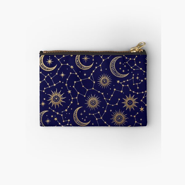 Item preview, Celestial Gold Sun Moon & Stars Seamless Pattern designed and sold by Dabis26.