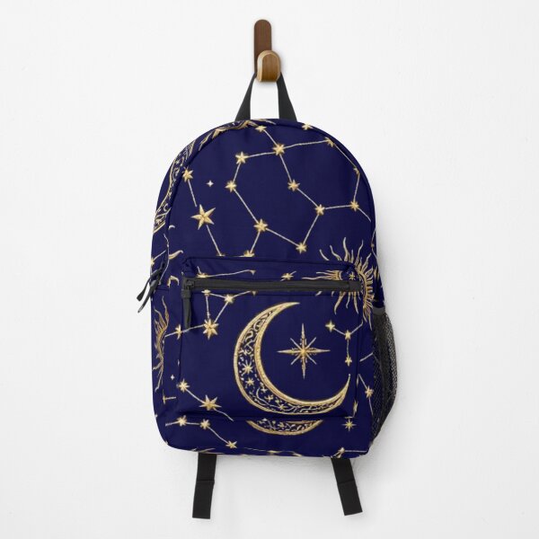 Item preview, Celestial Gold Sun Moon & Stars Seamless Pattern designed and sold by Dabis26.