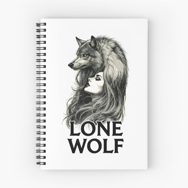 Item preview, Lone Wolf | Wolf Woman | Howling Spirit Animal T-Shirt` designed and sold by Aliplus+.