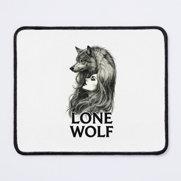 Item preview, Lone Wolf | Wolf Woman | Howling Spirit Animal T-Shirt` designed and sold by Aliplus+.