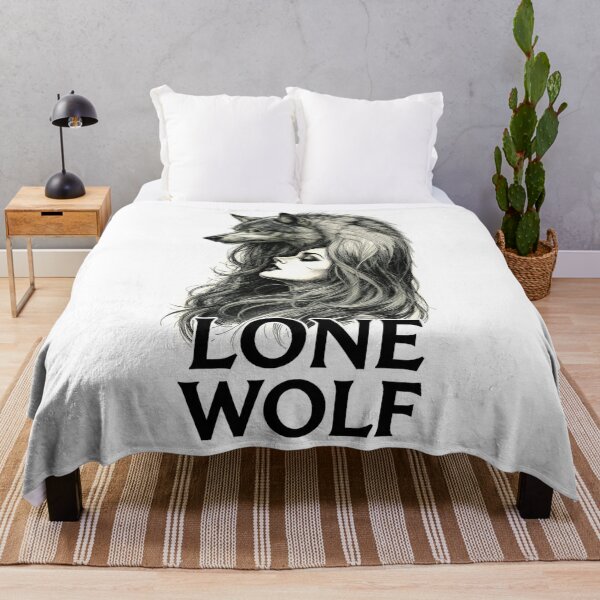 Item preview, Lone Wolf | Wolf Woman | Howling Spirit Animal T-Shirt` designed and sold by Aliplus+.