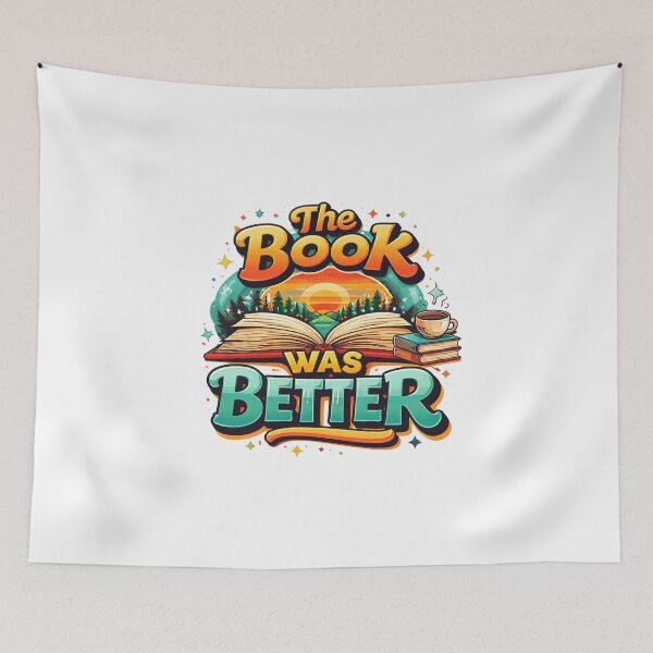 Item preview, The Book Was Better Funny Reading Lover Bookish Design. designed and sold by The-T-In-Retro.