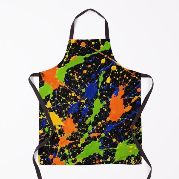Item preview, Neon Paint Splatter Action Abstract Art designed and sold by THE SPLATTERED HAUS BY SAGE BANKS.