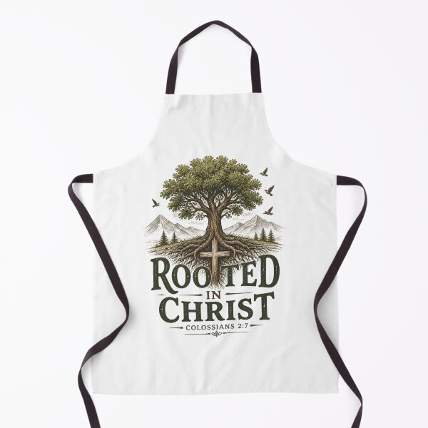 Item preview, Rooted in Christ Christian Tree Cross Colossians 2:7 designed and sold by Illustrated Faith.