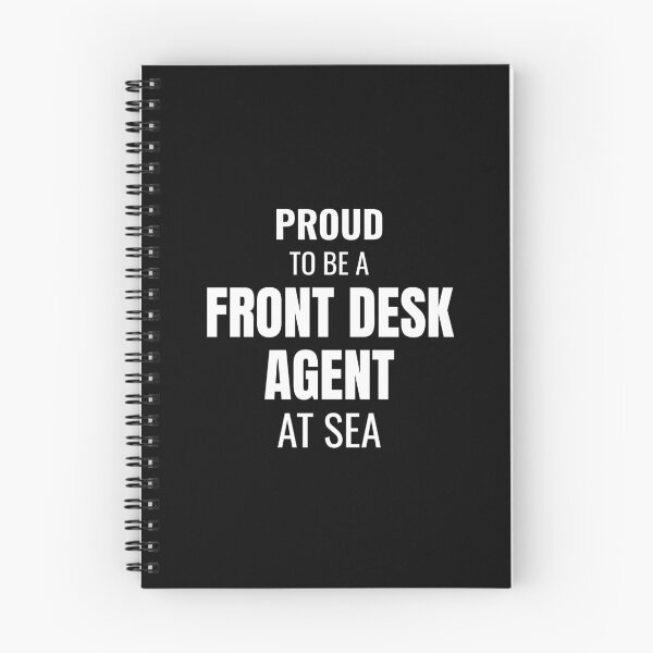 Item preview, Proud to be a Front Desk Agent at Sea (White) designed and sold by ShipCrewNation.