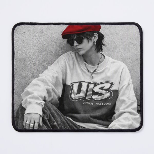 Item preview, Selective Color Red Beret Style designed and sold by Urban-InkStudio.