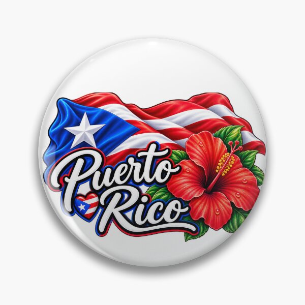Item preview, Puerto Rico Flag & Hibiscus Sticker – Boricua Pride designed and sold by Gladys Art Studio.